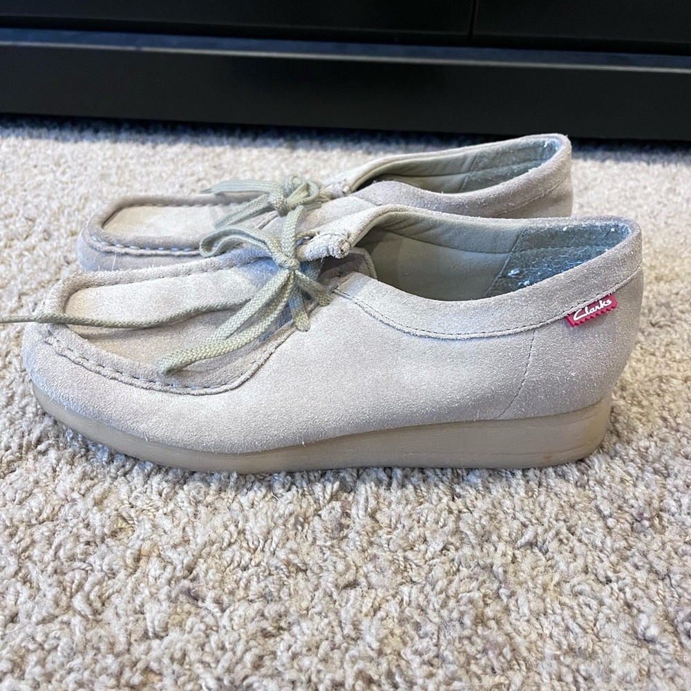 Clarks beige shoes